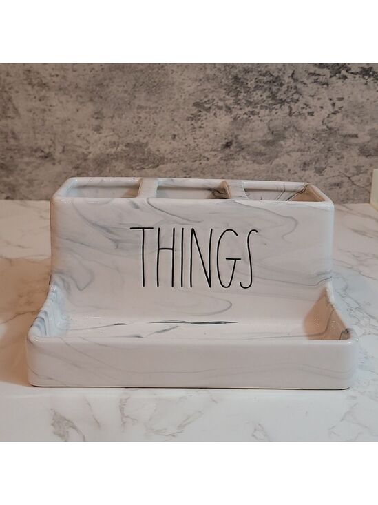 Rae Dunn Other - Rae Dunn marble THINGS holder/organizer